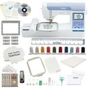 Brother PE900 5 x 7 Computerized Embroidery Machine with Bonus Brother Magnetic 4  x 7  Frame SAMF180N, New