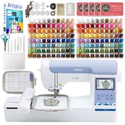 Brother PE900 5 x 7 Embroidery Machine with 160 Embroidery Spools Bundle