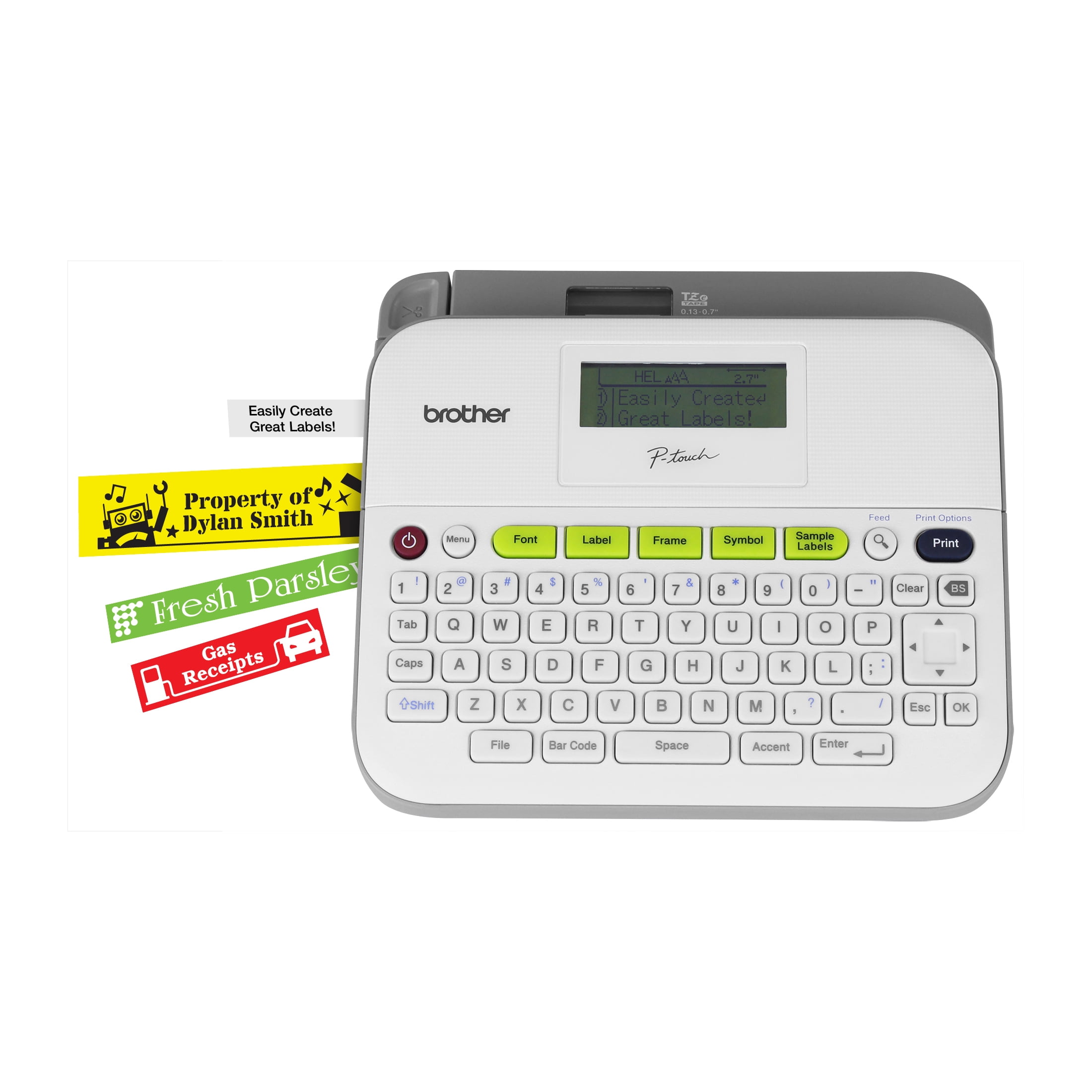 Brother PTD400VP Versatile Label Maker with AC Adapter and Carrying