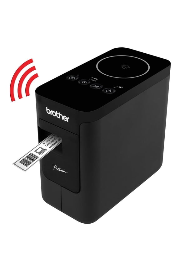 PT-P750W Compact Label Maker with Wireless Enabled Printing