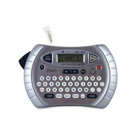 Brother Personal Handheld Label Maker, Silver/Blue