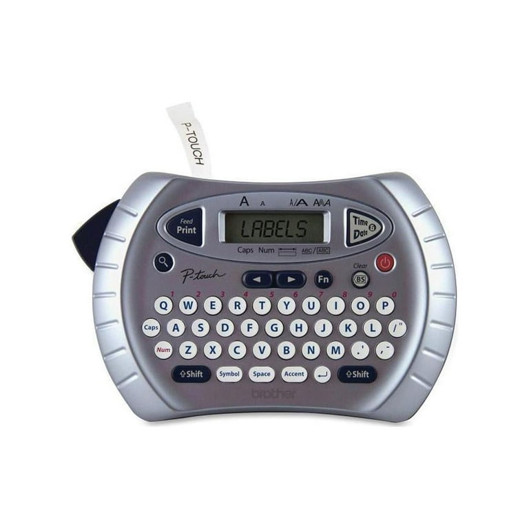 Brother Personal Handheld Label Maker, Silver/Blue - Walmart.com
