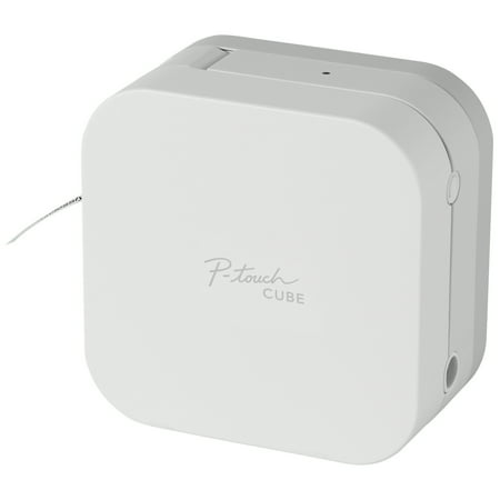 Brother PTP300BT P-Touch Cube Smartphone Label Maker, Bluetooth Wireless Technology - White