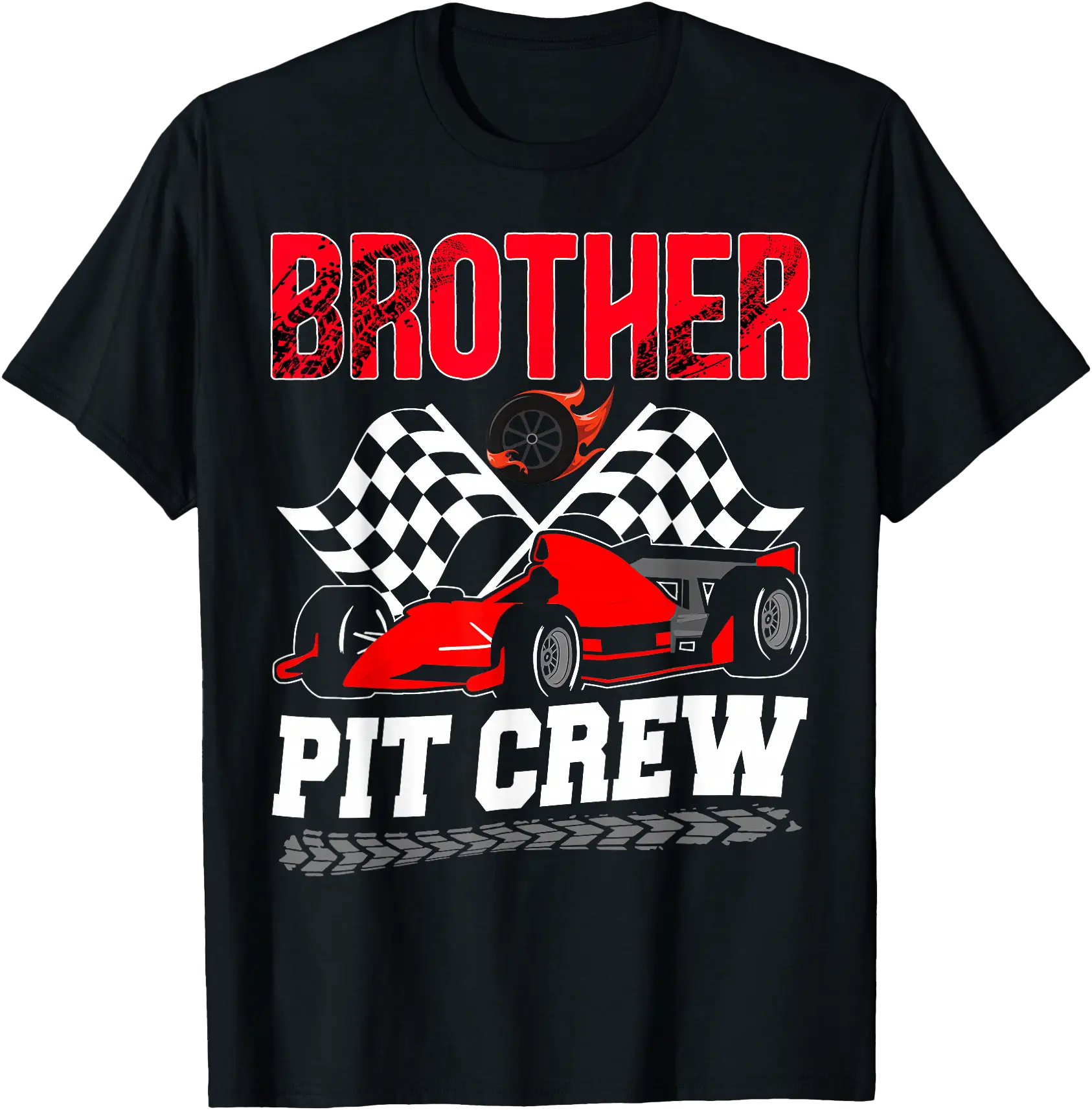 Baby Racing Car Brother Pit Crew Racing Family Race Car Birthday Boy T-Shirt , Vintage ...