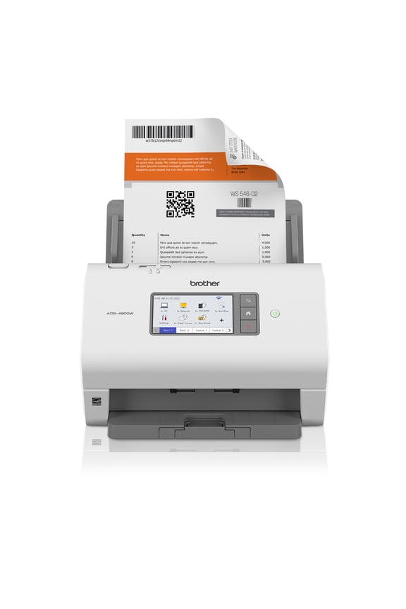 Professional Desktop Scanner for Busy Workgroups with High Scan Volumes ADS-4900W