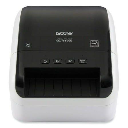 Brother QL-1100C QL-1100C 6.7 in. x 8.7 in. x 5.9 in. 69 Labels Print Speed Wide Format Professional Label Printer
