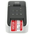 thumbnail image 1 of Brother QL-810W 2.4" Ultra-fast Direct Thermal Label Printer, USB, Wireless (b/g/n), WirelessDirect, Auto Cutter - White/Black, 1 of 10