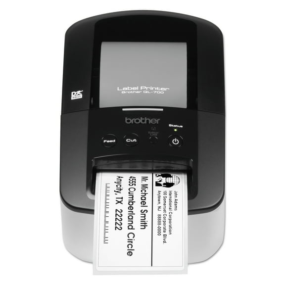 Brother QL700 Ql-700 Professional Label Printer, 75 Lines/minute, 5"w X 8-7/8"d X 6"h