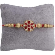 Brother Rakhi with Greeting Card | Rakhi Thread | Rakhi Gifts for Brother, Sister, Bhaiya, Bhabhi for Indian Rakhi Raksha Bandhan Festival K11