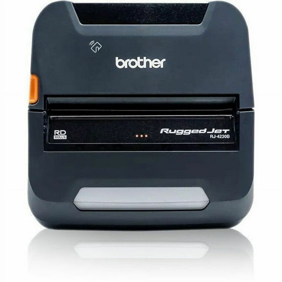 Brother International RJ4230BL-CP Ruggedjet Rj4230bl: Mobile 4 Dt Printer W/usb Bluetooth/mfi