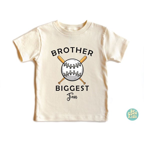 Brother'S Biggest Fan Shirt, Baseball Baby Shirt, Toddler Shirt, Softball Baby Shirt, Newborn Gift Shirt, Boys Sibling Shirt, New Born, Baby Shower Gift, New Parents Gift