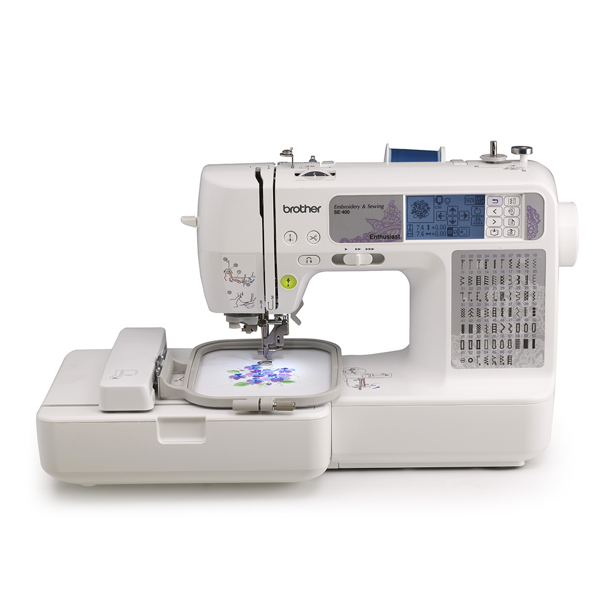 Brother SE-400 Computerized Sewing & Embroidery Machine - image 1 of 4