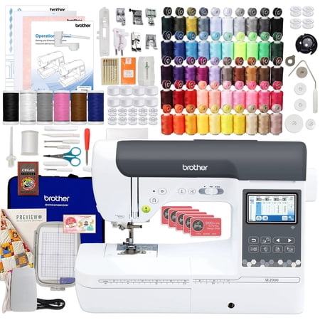 Brother SE2000 5" x 7" Embroidery & Sewing Machine w/ $1499 Thread Bundle