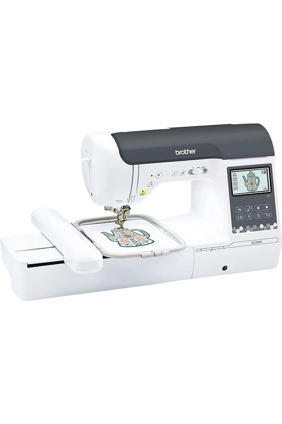 SE2000 Computerized Sewing and Embroidery Machine, 5" x 7" Hoop Area, LCD Touchscreen, 241 Built-In Stitches, 193 Embroidery Designs, Wireless Technology
