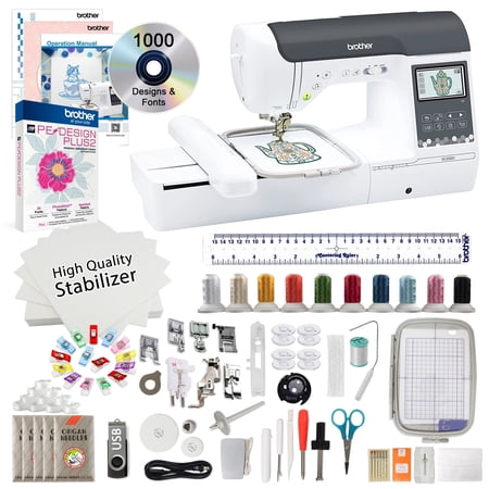 Brother SE2000 Computerized Sewing and Embroidery Machine, 5" x 7" Hoop Area with $1099 Bonus Bundle