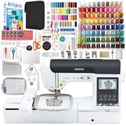 Brother SE2000 Embroidery & Sewing Machine w/ 123 Spools & 200+ Accessories