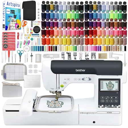 Brother SE2000 Embroidery & Sewing Machine w/ Deluxe Sewing Bundle