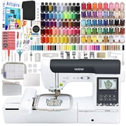 Brother SE2000 Embroidery & Sewing Machine w/ Deluxe Thread & Accessory Bundle
