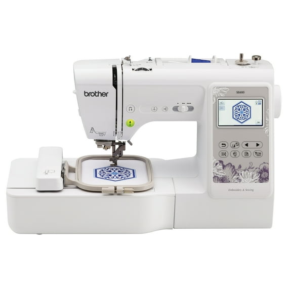 Brother SE600 Combination Computerized Sewing and Embroidery Machine