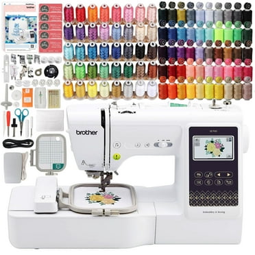 Brother SE700 Embroidery & Sewing Machine w/ 90 Spools & Accessories