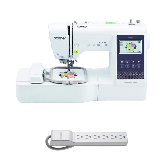 Brother SE700 Sewing & Embroidery Machine w/ 6-Outlet Surge Protector