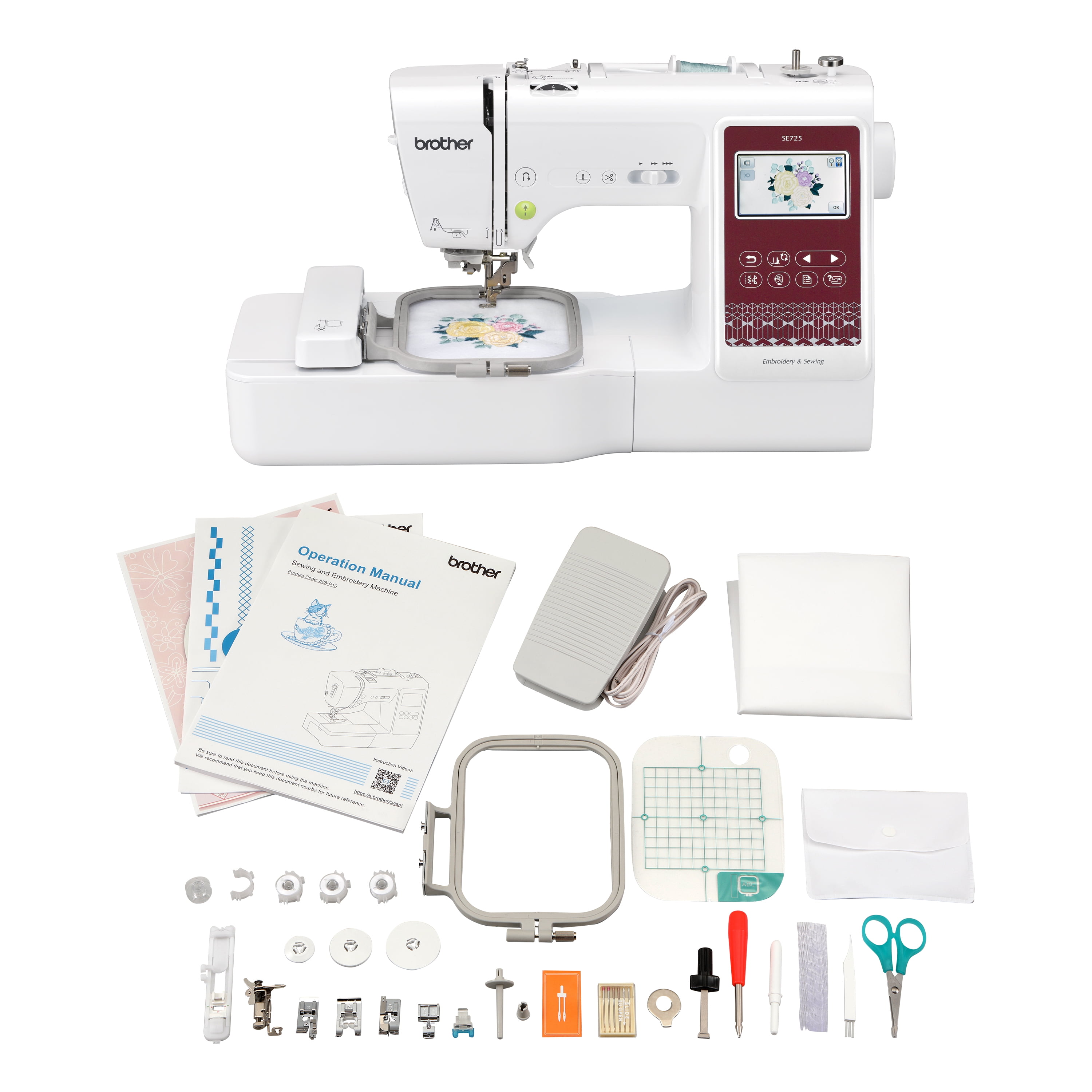 Brother Se725 Sewing and Embroidery Machine with Wireless LAN Connectivity