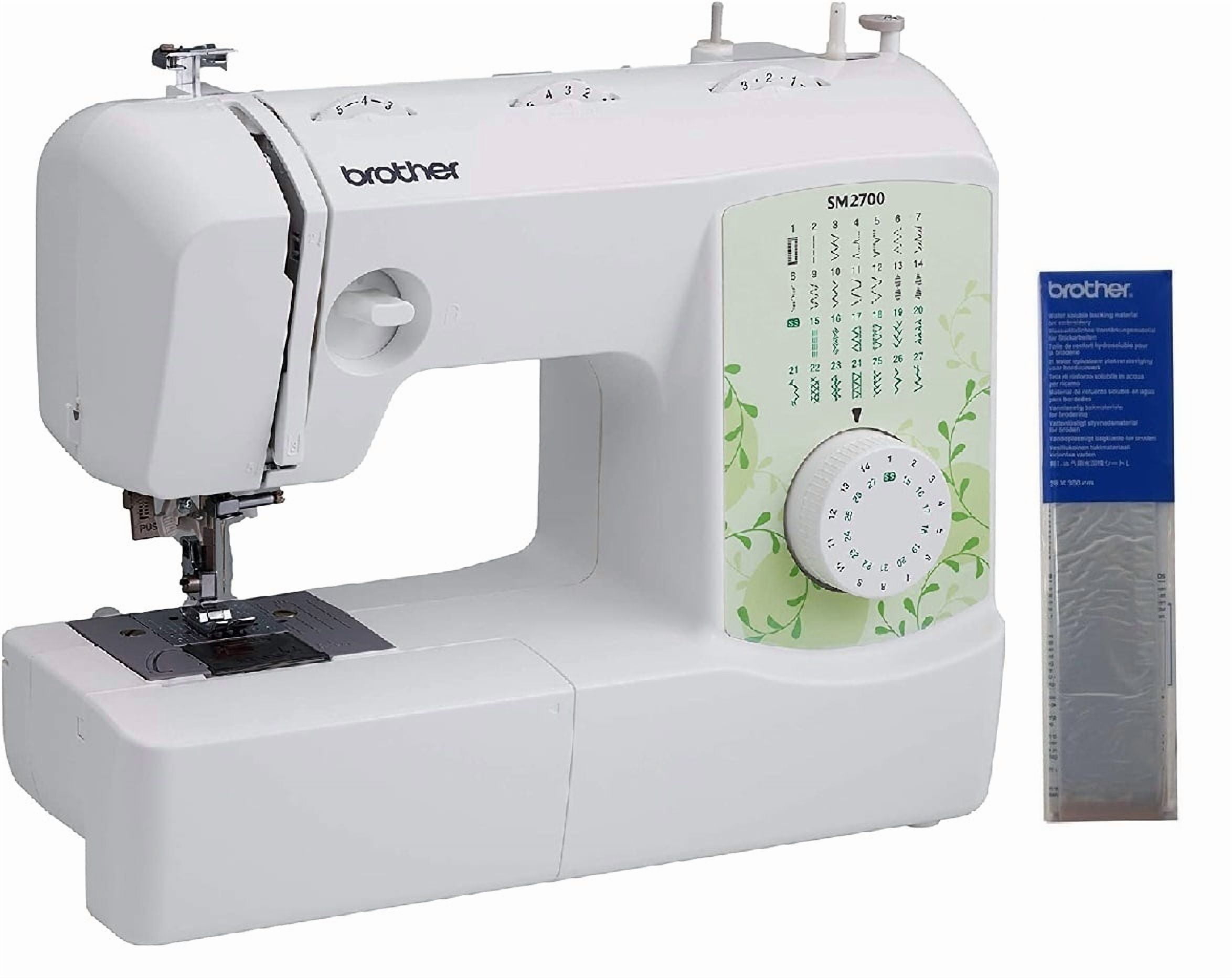 Brother SM2700 27-Stitch Free Arm Sewing Machine and SA520 Water Soluble Stabilizer