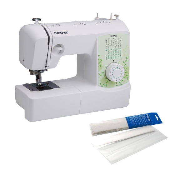Brother SM2700 27-Stitch Sewing Machine Bundle with Stabilizer Roll (2 Items)