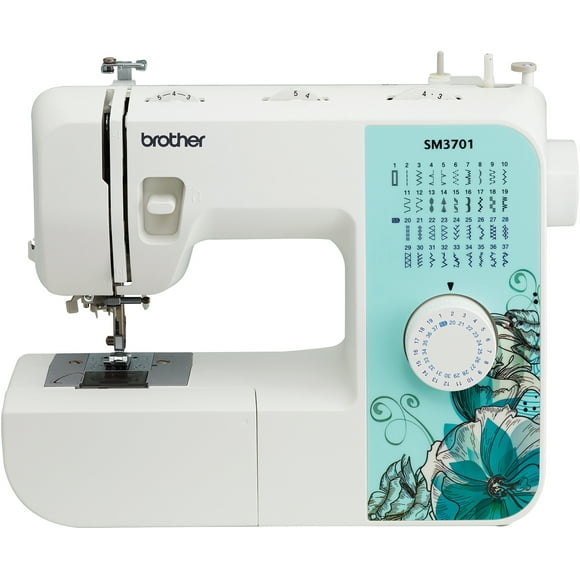 Brother SM3701 37-Stitch Lightweight Portable Sewing Machine with BONUS Accessories Including Additional Feet,  Needle sets, Bobbins and More