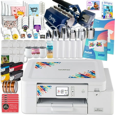 Brother SP-1 Sublimation Printer with 7-in-1 Tumbler Heat Press Bundle