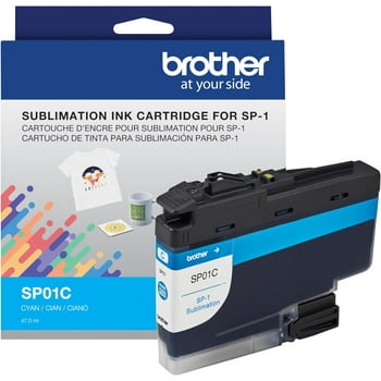 Brother SP01CS Sublimation Ink Brother Genuine Sublimation Ink Cartridge, SP01CS, Cyan, Standard Yield, 1 Piece