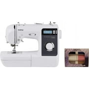 Brother ST150HDH Strong & Tough Sewing Machine, 50 Built-in Stitches, LCD Display, 9 Feet and SASC706 6-Piece Pacesetter Sewing Thread Included