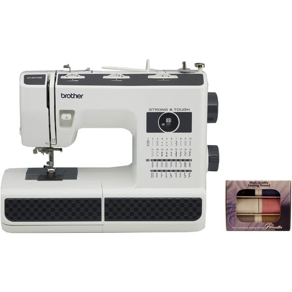 Brother ST371HD 37-Stitch Sewing Machine and SASC706 6-Piece Pacesetter Sewing Thread