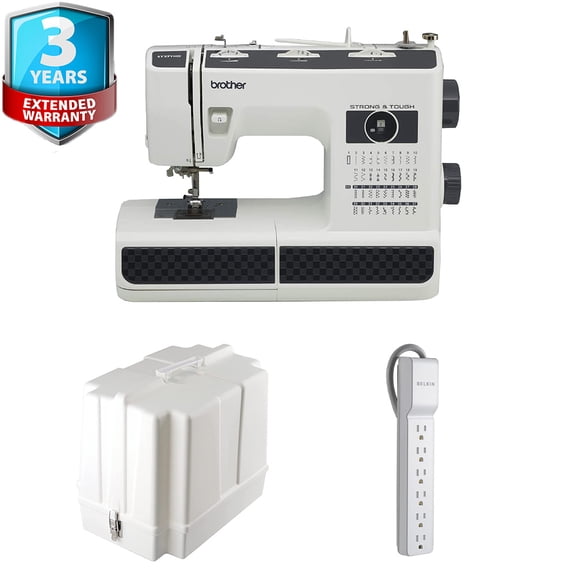 Brother ST371HD Strong and Tough Sewing Machine w/ 6-Outlet Surge Protector + Case +3Yr Wty