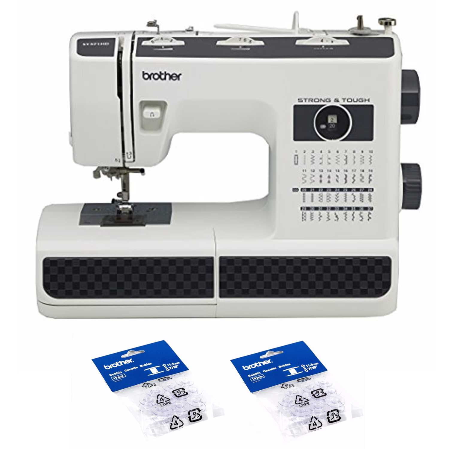 Brother ST371HD Strong and Tough Sewing Machine with 37 Stitches and