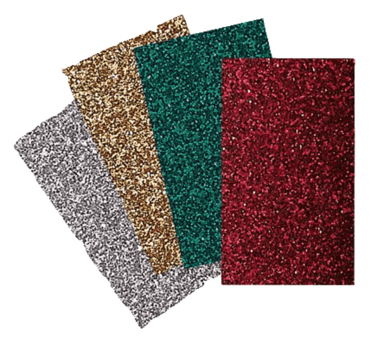 Brother ScanNCut Iron-On Transfer Glitter Sheets 4 Holiday Colors CATG03