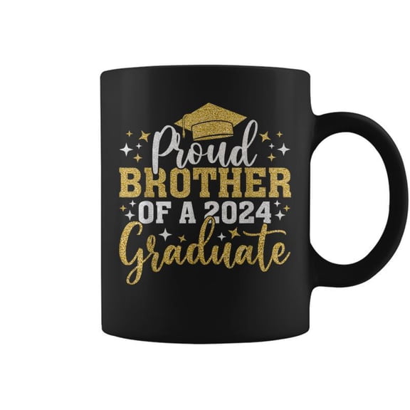 Brother Senior 2024 Proud Brother Of Class Of 2024 Graduate Coffee Mugs