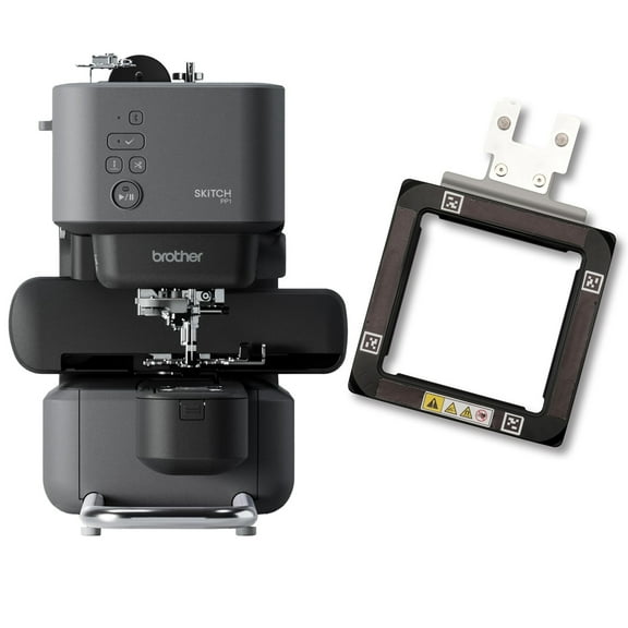 Brother Skitch PP1 Single Needle Artspira Embroidery Machine with Magnetic Hoop Bundle