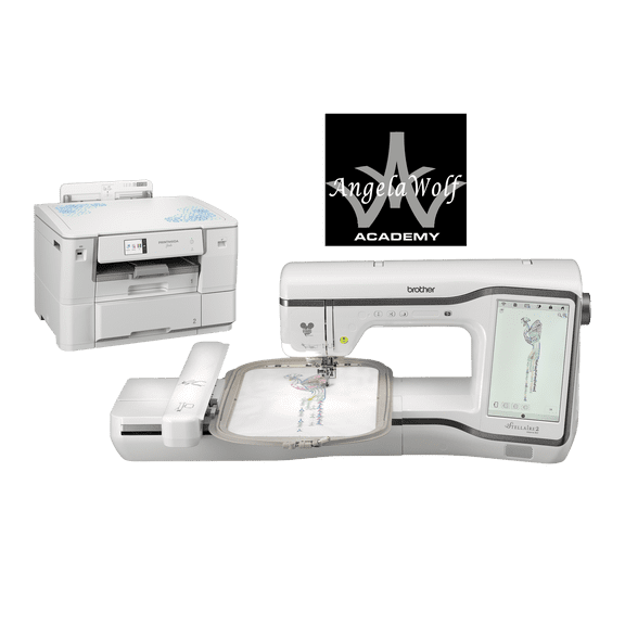 Brother Stellaire 2 Innov-is XE2 Embroidery Machine 14x9.5 with PrintModa Bonus Bundle
