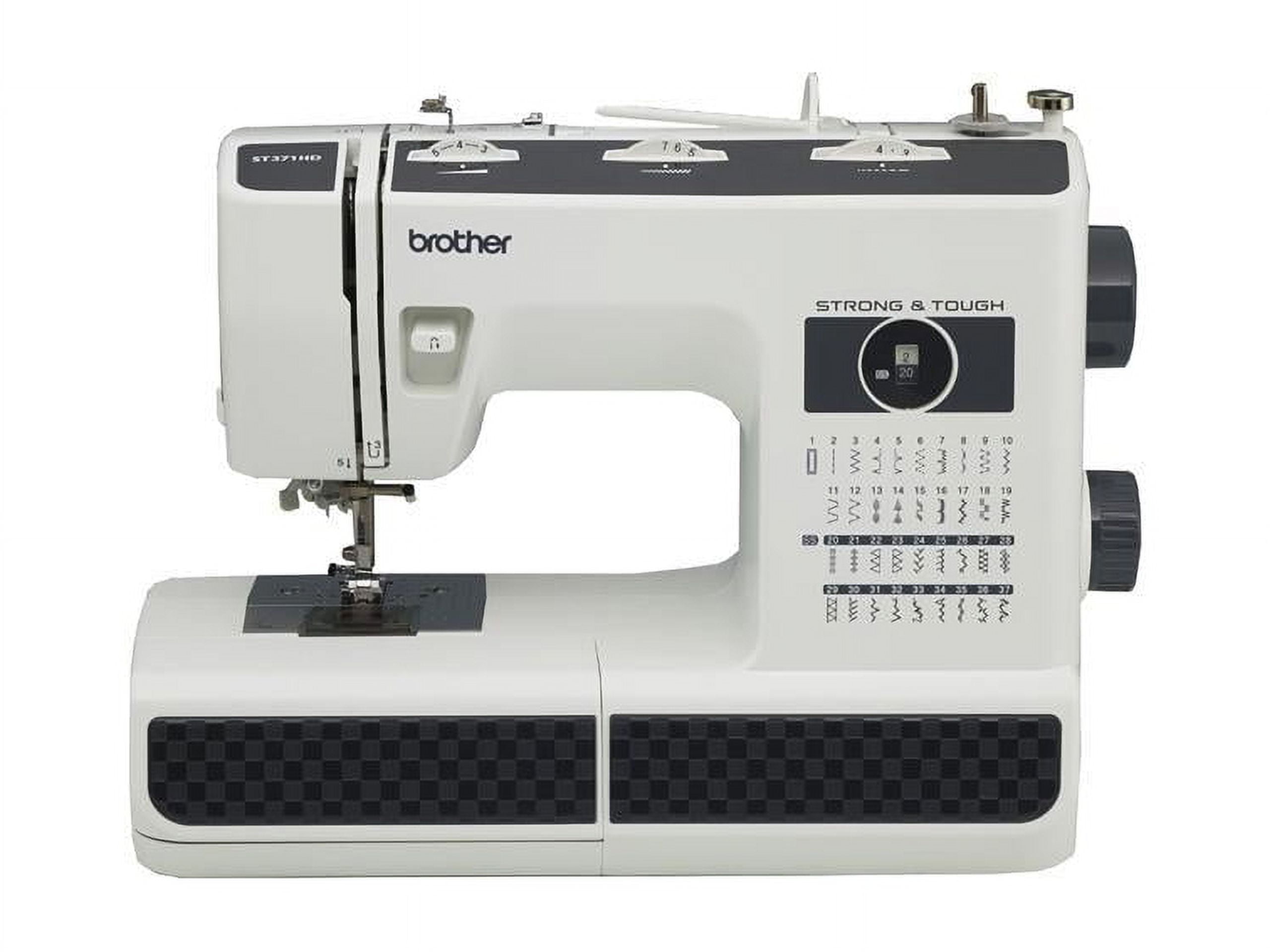 Brother ST371HD Heavy-Duty Black and White Sewing Machine
