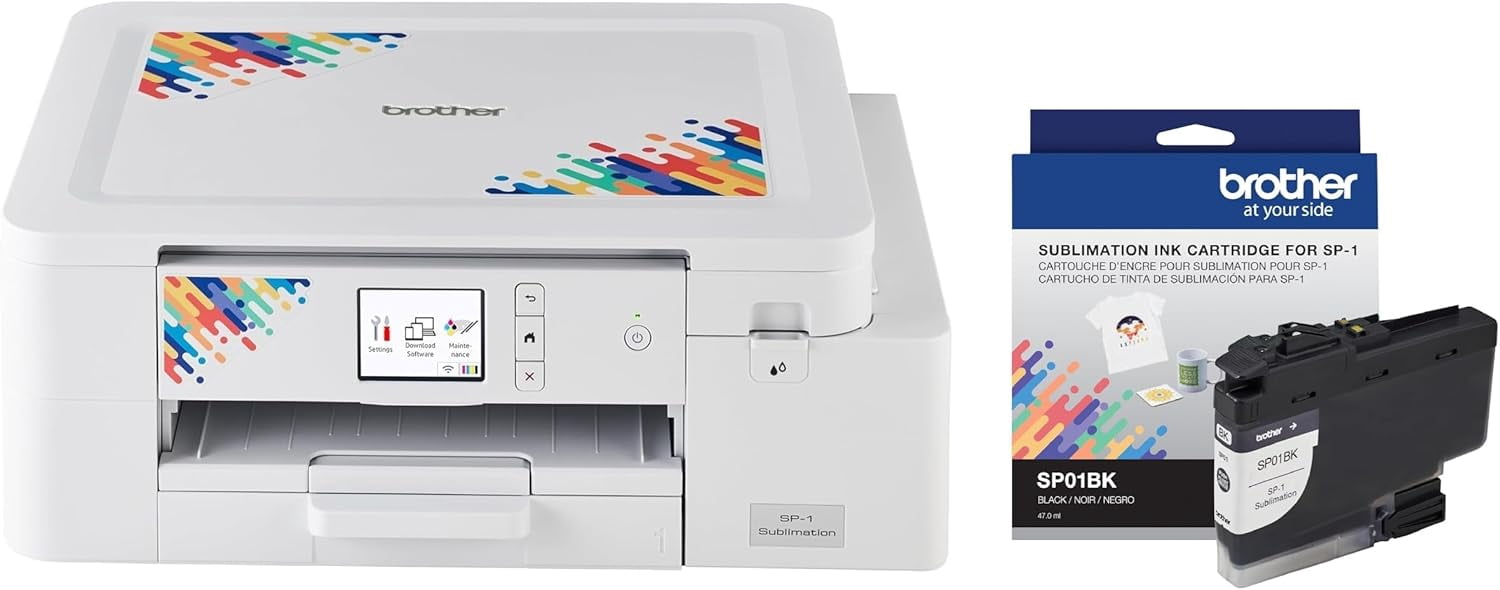 Brother Sublimation Printer and Black Ink Cartridge