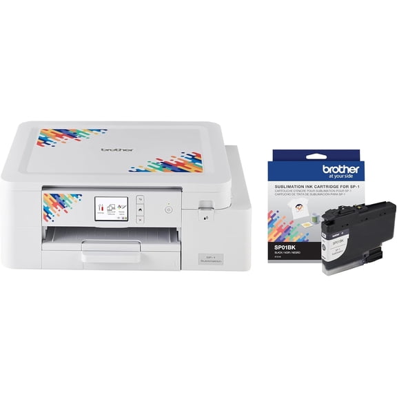 Brother Sublimation Printer and Black Ink Cartridge