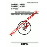 Brother T-8752C T-8452C Sewing Machine Owners Instruction Manual