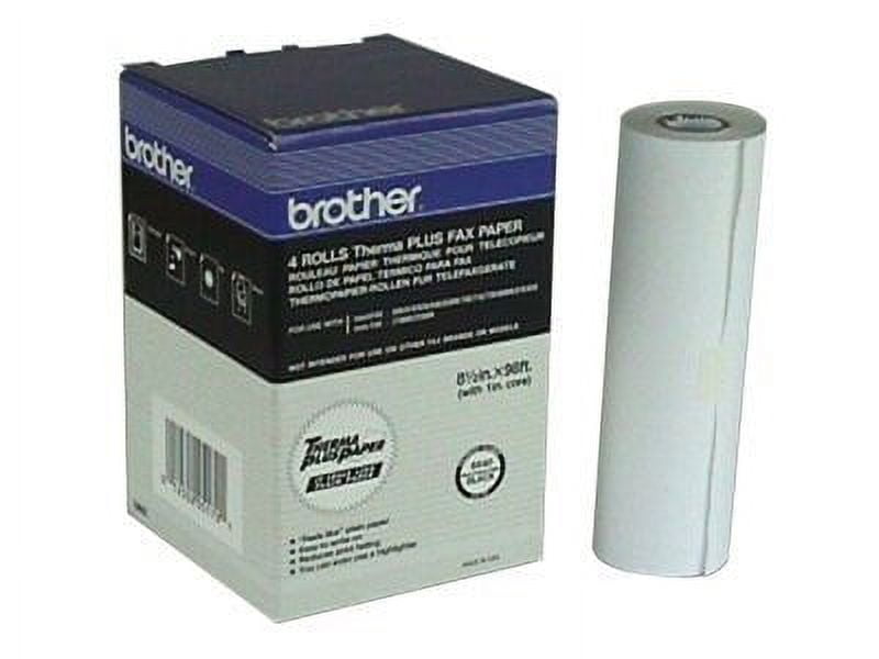 Brother THERMAPLUS - Roll (8.5 in x 100 ft) 4 roll(s) thermal paper - for Brother MFC-390MC; IntelliFAX 635, 675, 710M; Personal FAX 275