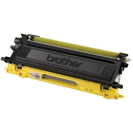Brother TN115Y High Yield Toner Cartridge, Yellow, 1 Each