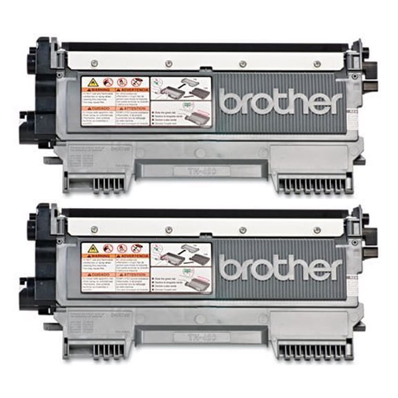 Brother TN420 (TN-420) Black Toner Cartridge 2-Pack