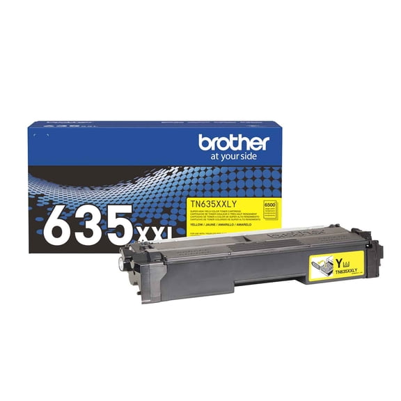 Brother Genuine TN635XXLY Super High Yield Yellow Toner Cartridge