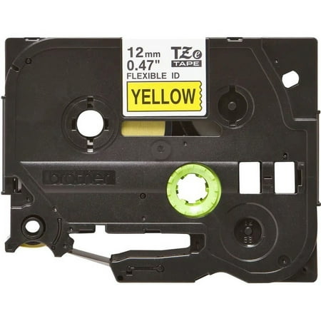 Brother TZeFX631 - Black on yellow - Roll (0.47 in x 26.2 ft) 1 roll(s) flexible ID tape - for P-Touch PT-D200, D450, D800, E550, H110, P300, P750, P900, P950; P-Touch EDGE PT-P750