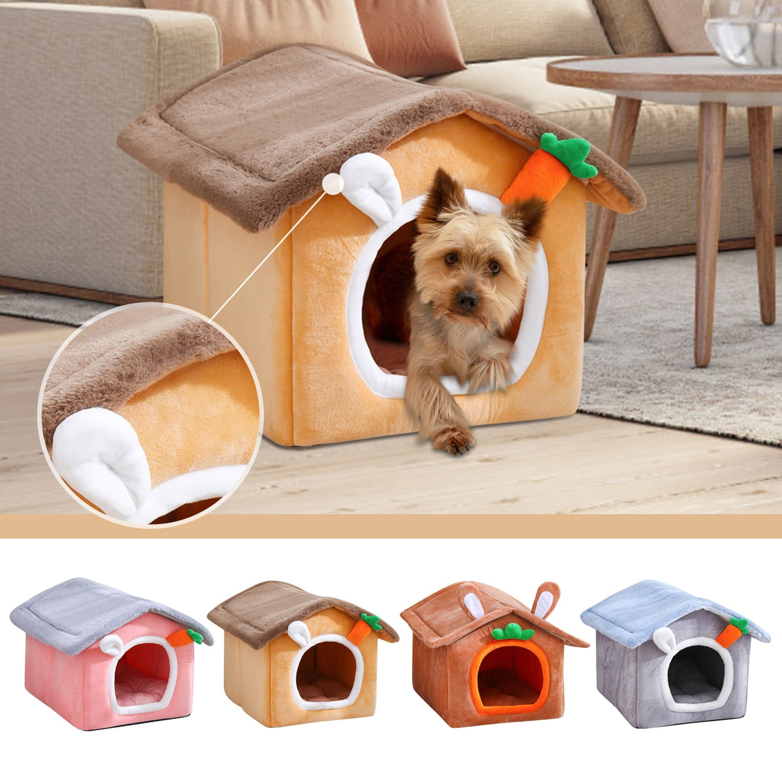 Brother Teddy Cat Houses for Outdoor Cats, Indoor/Outdoor Pet House