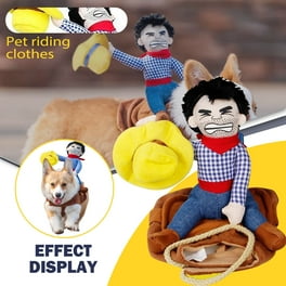 Cowboy rider dog costume xl hot sale